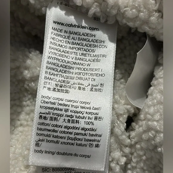 Calvin Klein Trucker Jacket in Casper Blue NWT - Picture 11 of 11